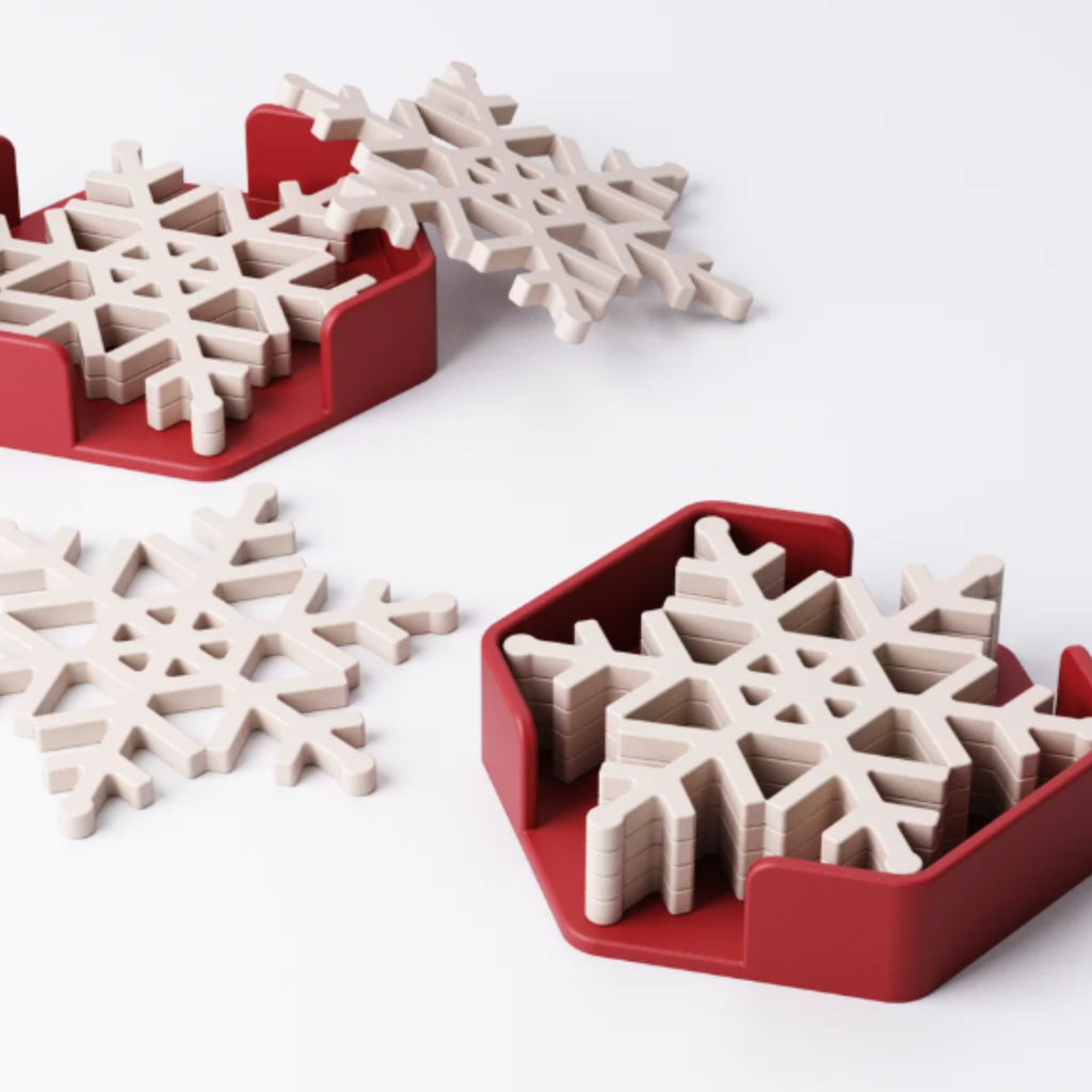Frost | Snowflake Coaster Set